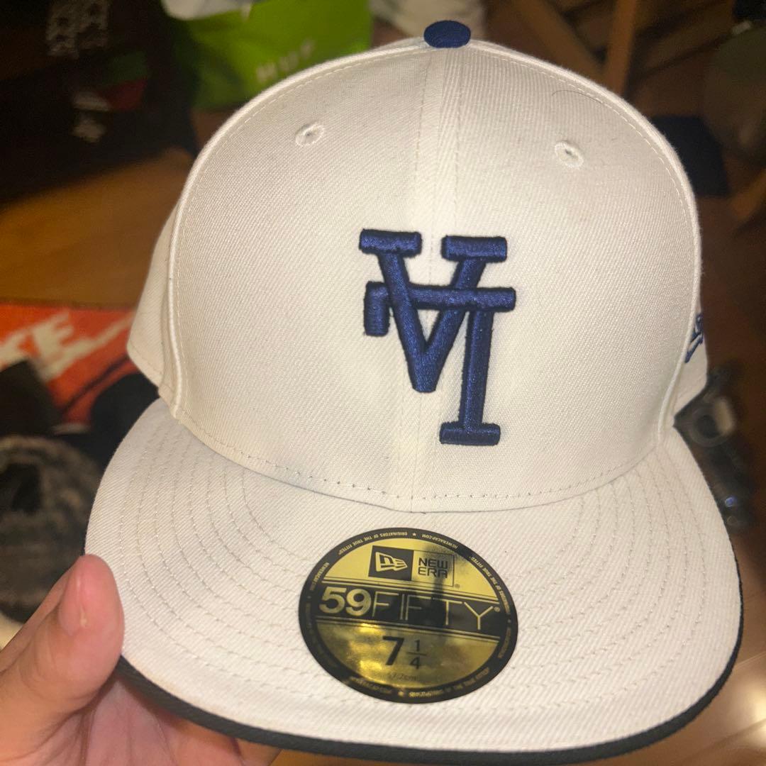 New Era LAファー付きキャップ 7 3/8