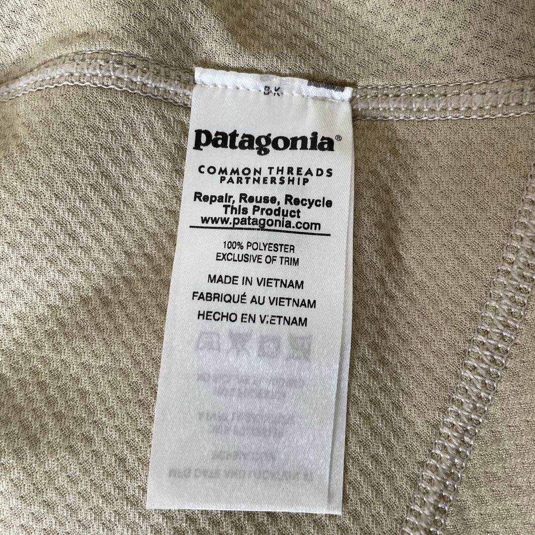 patagonia ボアベスト XS クリーム/レッド　レトロX