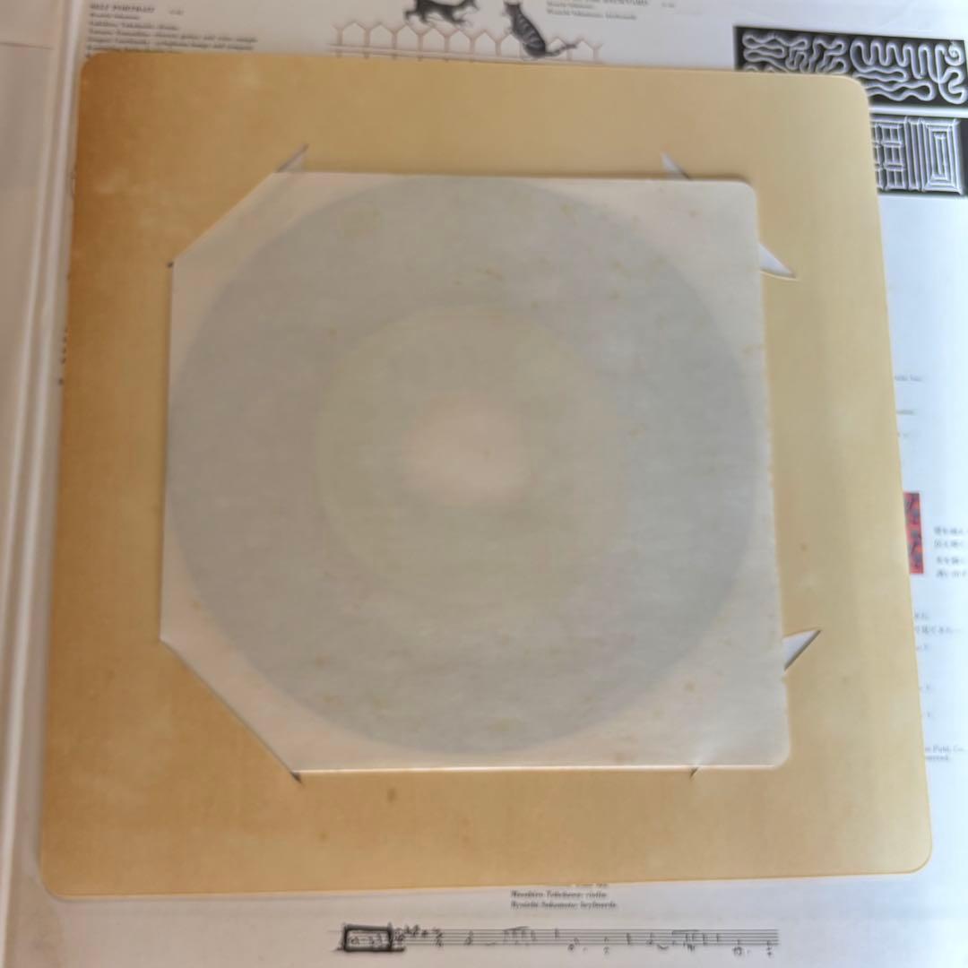 初回盤　坂本龍一 音楽図鑑 1984年 レコード LP 7インチ付き　R