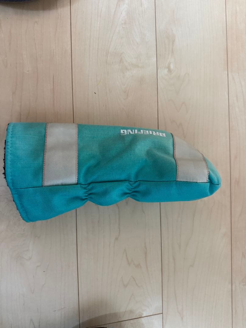 BRIEFING限定ミントブルーキャディバッグ神戸ミントスタンド ヘッドカバー付