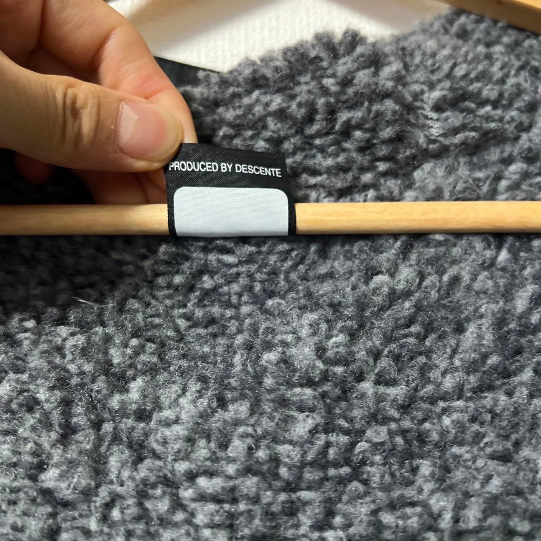 UMBRO フリース裏地付きベンチコート 黒　O-XO 180-185 ボア大人