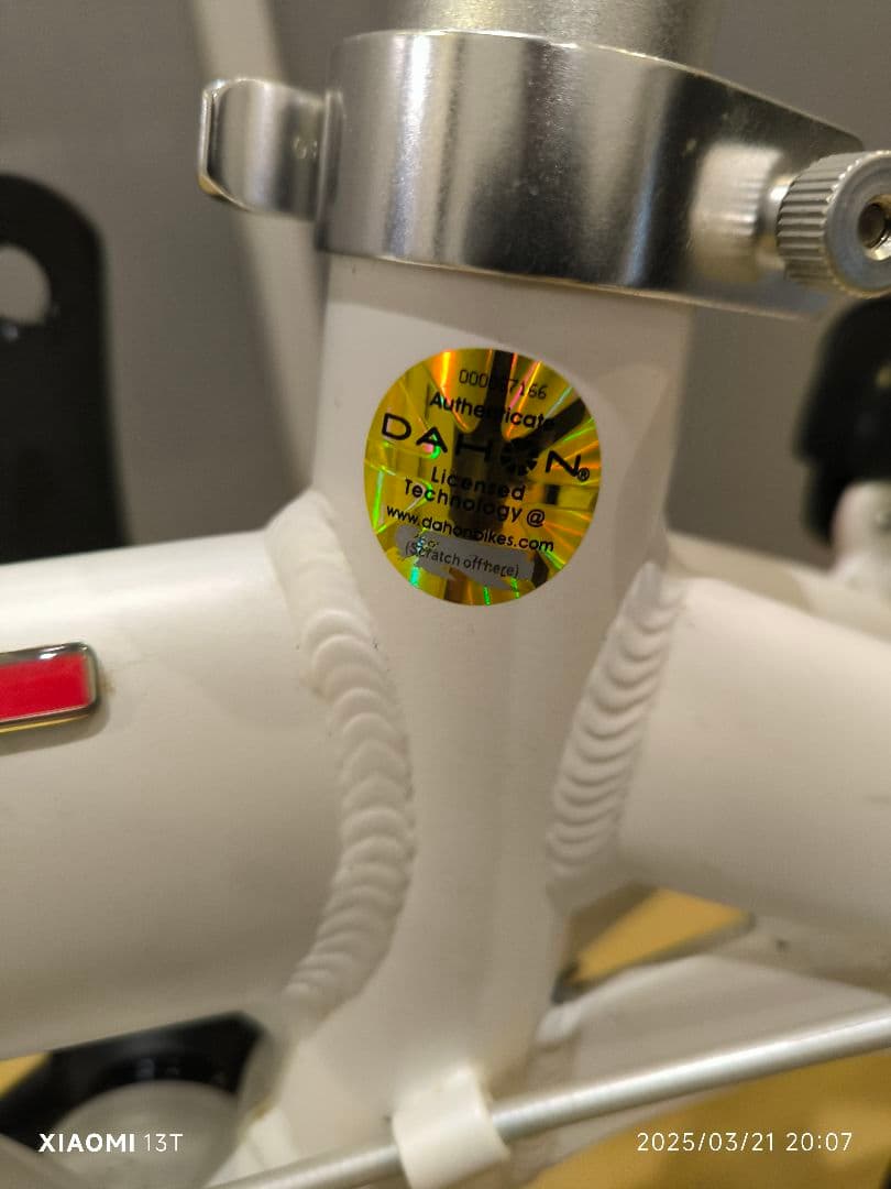 [3日間限定値下げ中]【美品】FIAT 折り畳み自転車 AL-FDB140 白