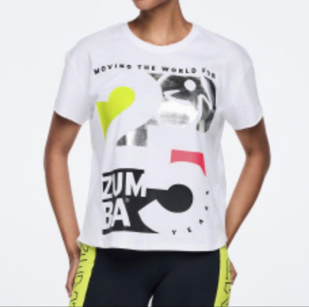最新作 Zumba 25 High Low Crew Neck Top サイズS