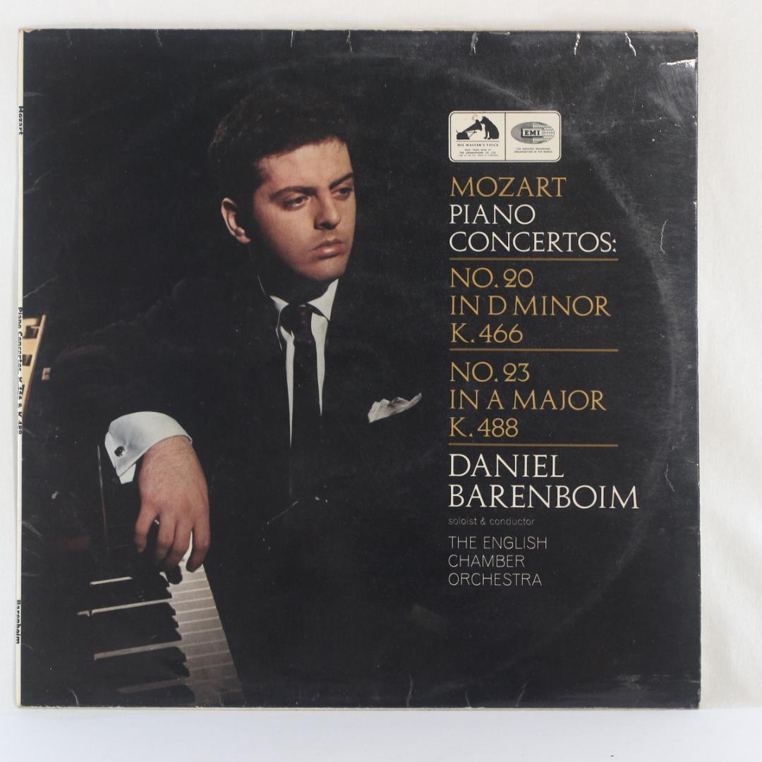 英LP MozartPianoConcertos DanielBarenboim