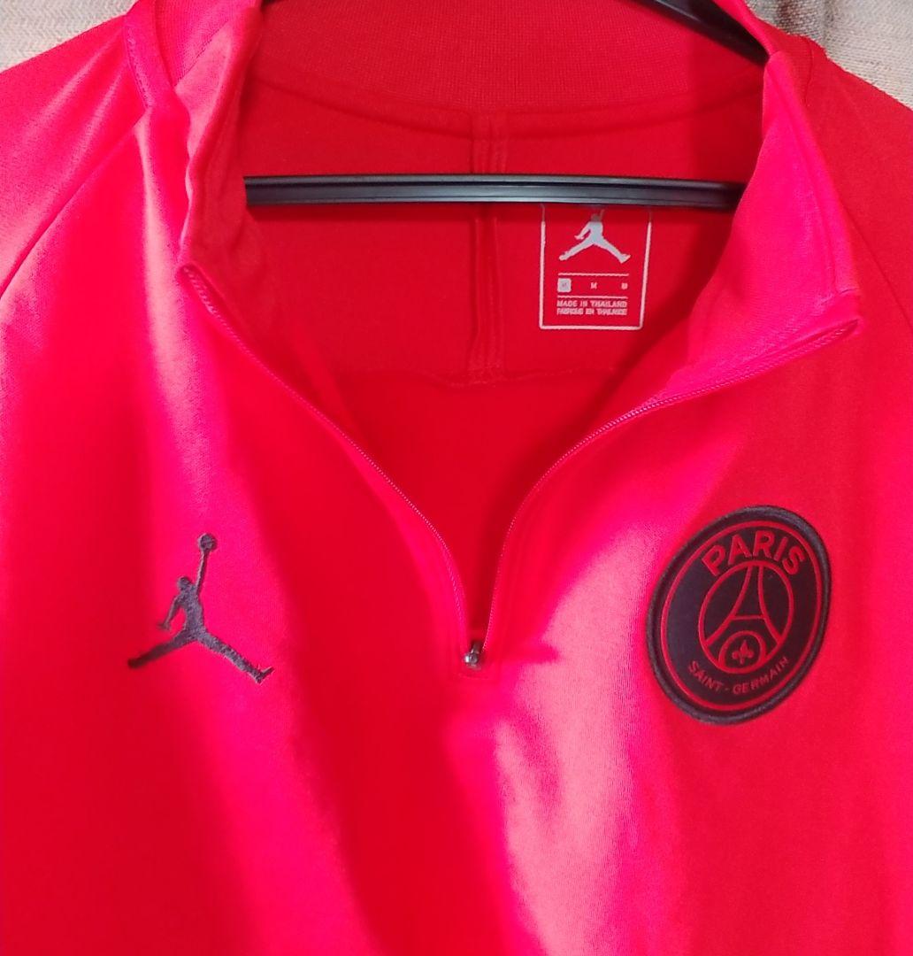 PSG JORDAN SQUAD DRILL setup 赤黒 上下　Mサイズ