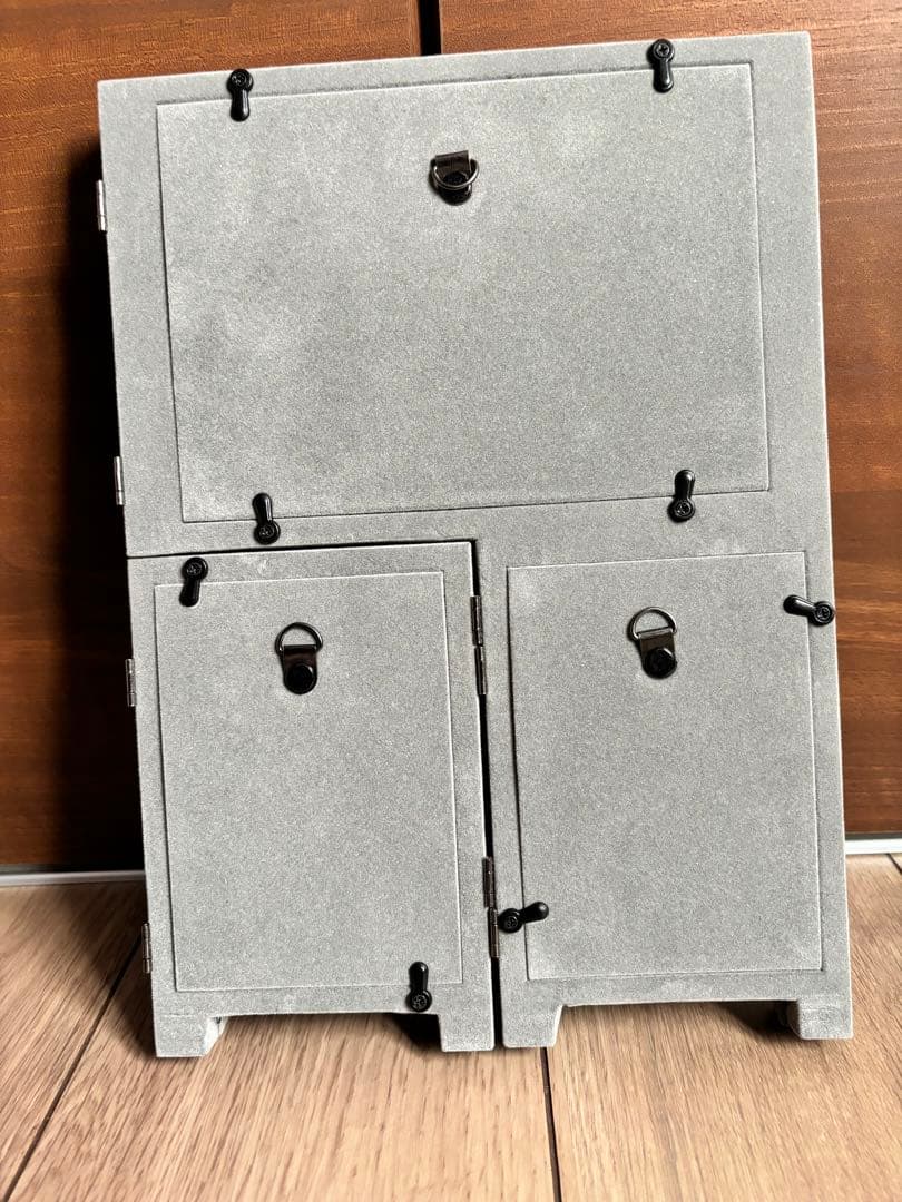 【グレー】一点物！写真立て　フォトフレーム6つ切り　推し活