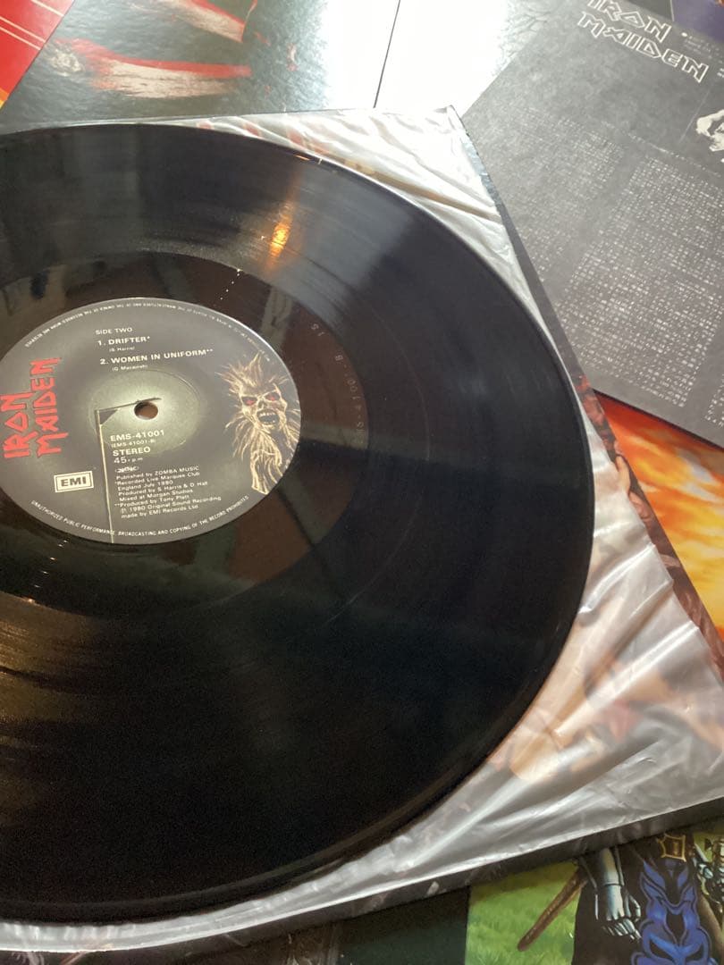 ハードロック メタル系 レコード 7枚まとめて アイアンメイデン