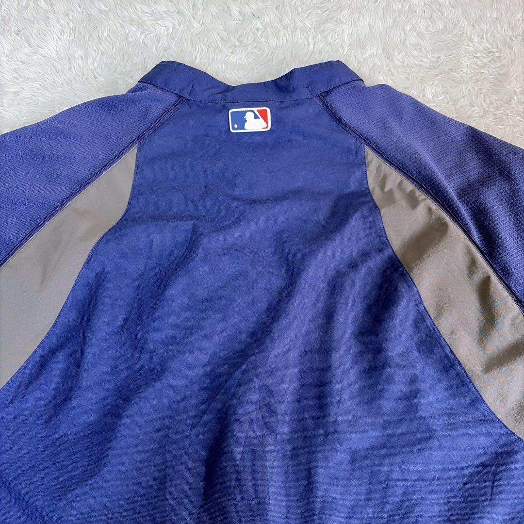 MLBテキサスレンジャース半袖ナイロンジャケットXL〜XXL相当Majestic