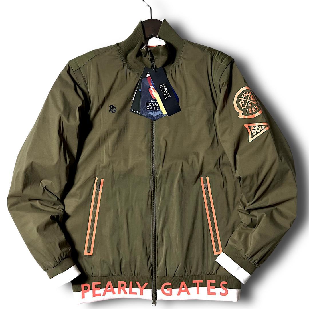 カーキ パーリーゲイツ 定5.7万 リバーシブル 4wayジャケット ベスト