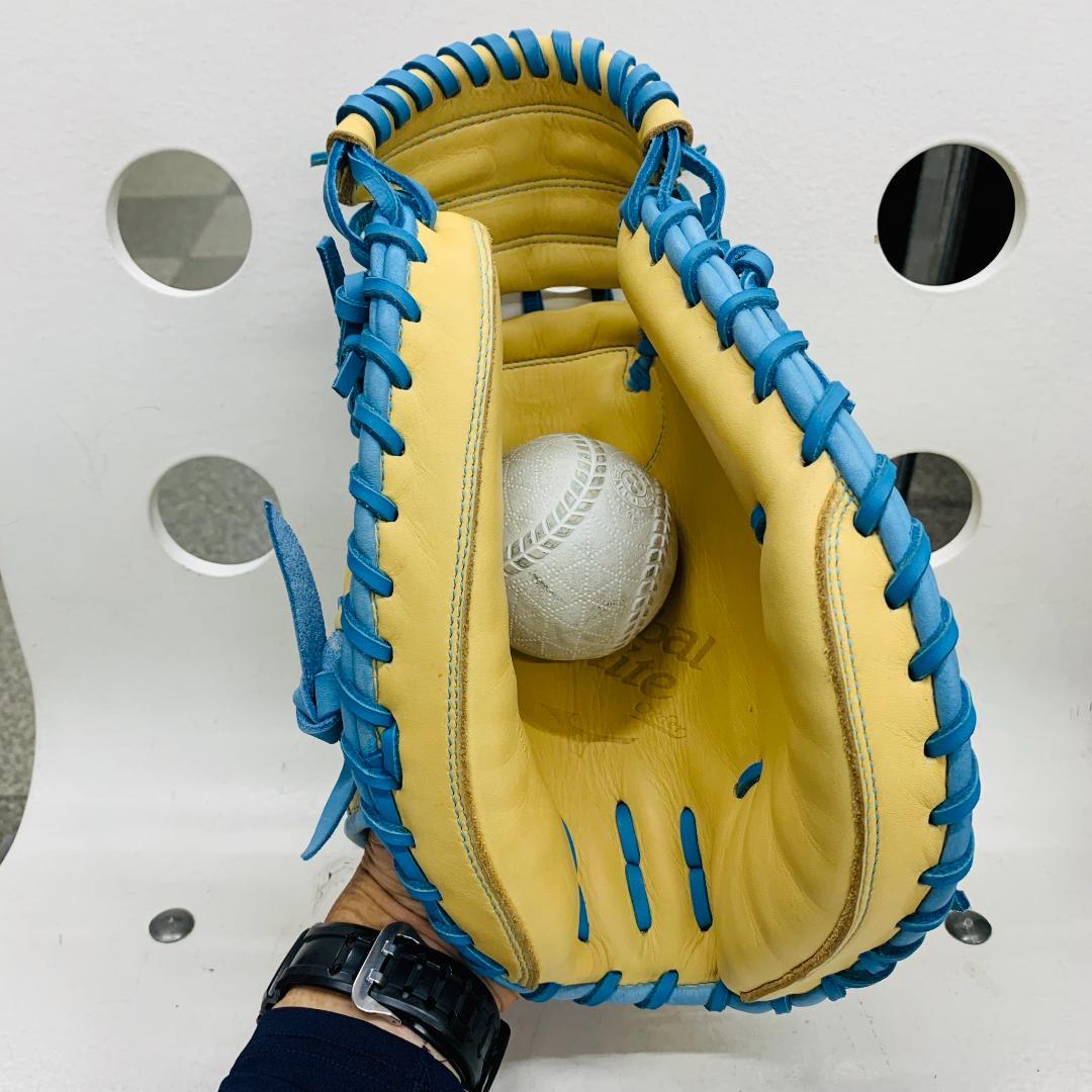 ミズノ　グローバルエリート　オーダーグラブ　軟式用　捕手用　BD型　型付け済み