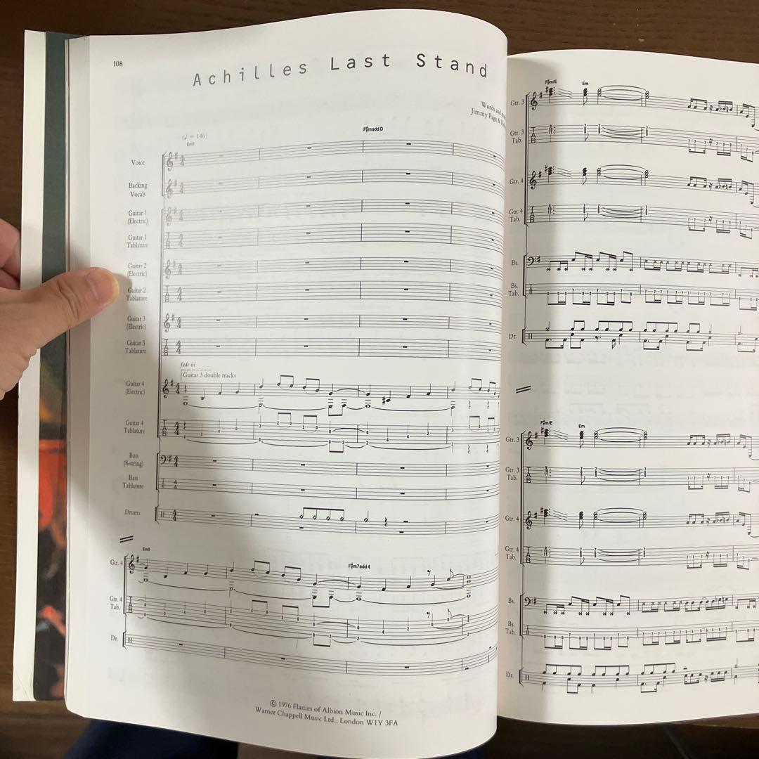 LED ZEPPELIN レッド・ツェッペリン　バンドスコア　洋書　2冊セット