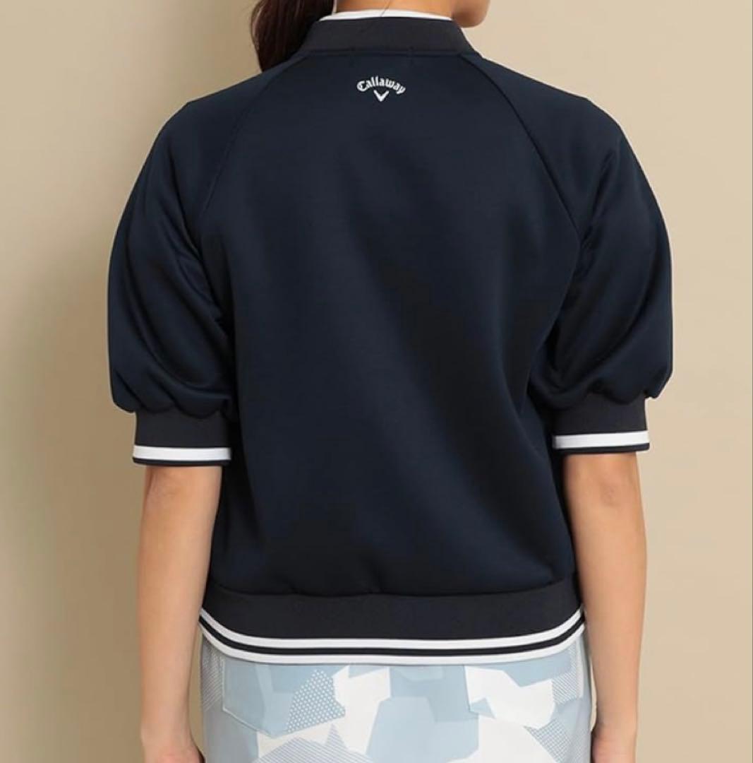 [キャロウェイ] レディース フルジップスウェット(ダンボールニット)