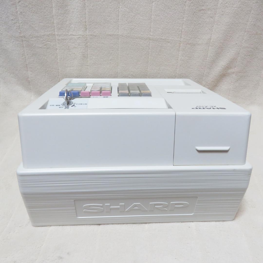 動作良好　SHARP XE-A107 レジスター　ロール紙　５個付き