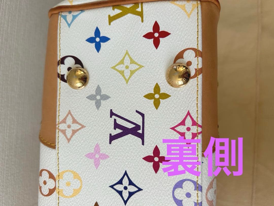 LOUISVUITTON ルイヴィトンバッグ ビバリーMMマルチカラーホワイト