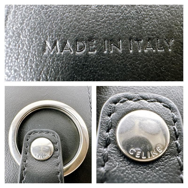 CELINE セリーヌ 6連 レザー キーケース クロコダイル型押しカーフスキン