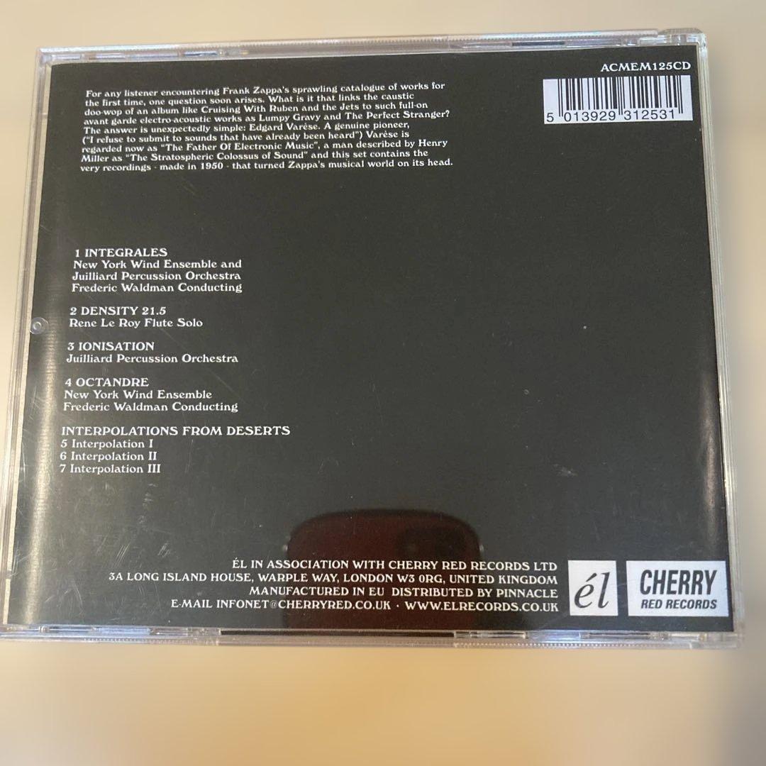 洋楽 Edgard Varese complete works of volume1