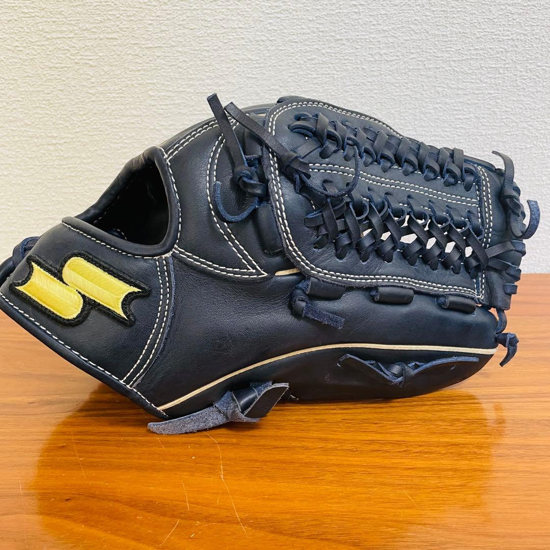 極美品❣️【SSK】エスエスケー野球グローブ　軟式用　即戦力　ネイビー