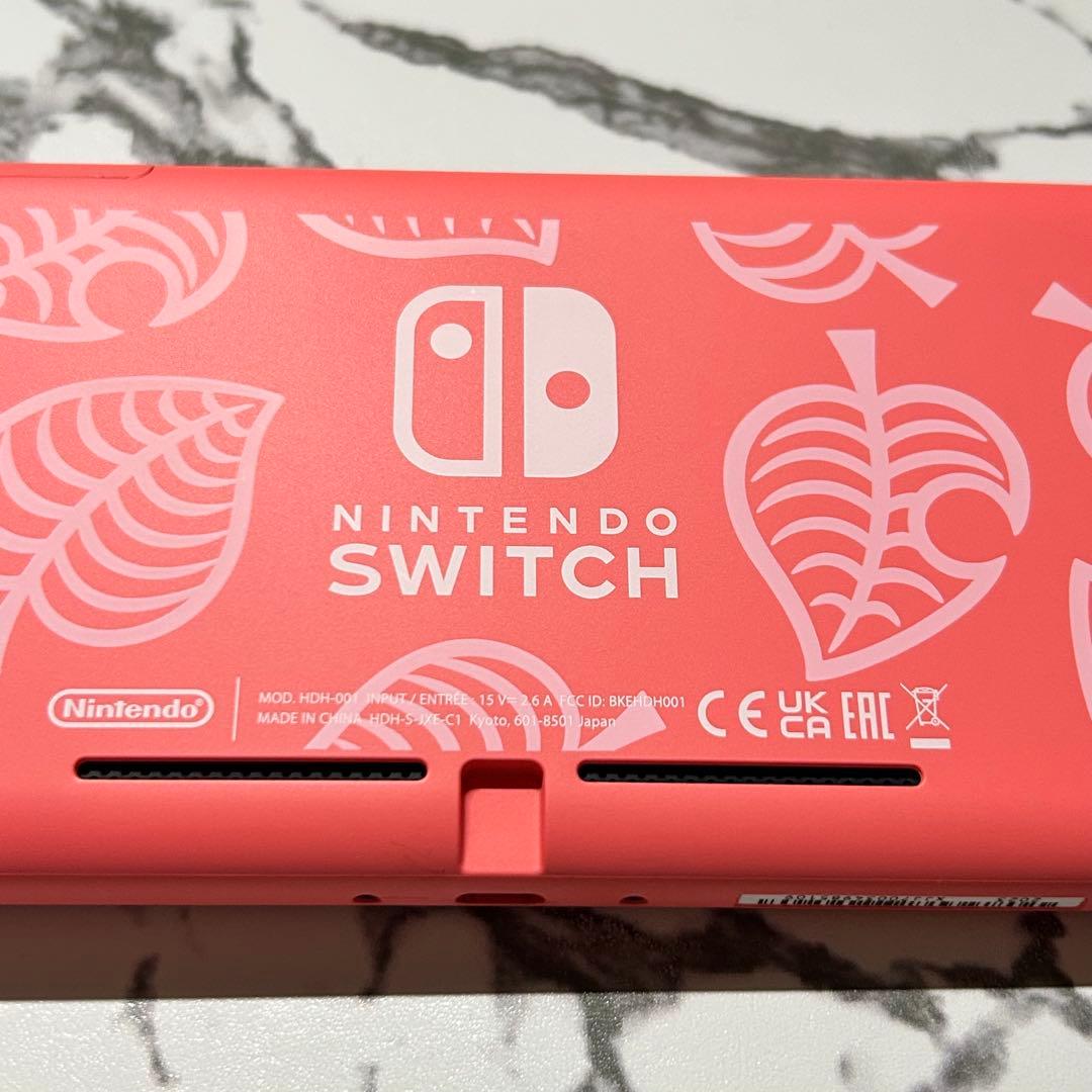 バ*ム様 Nintendo Switch Lite コーラルピンク しずえアロハ