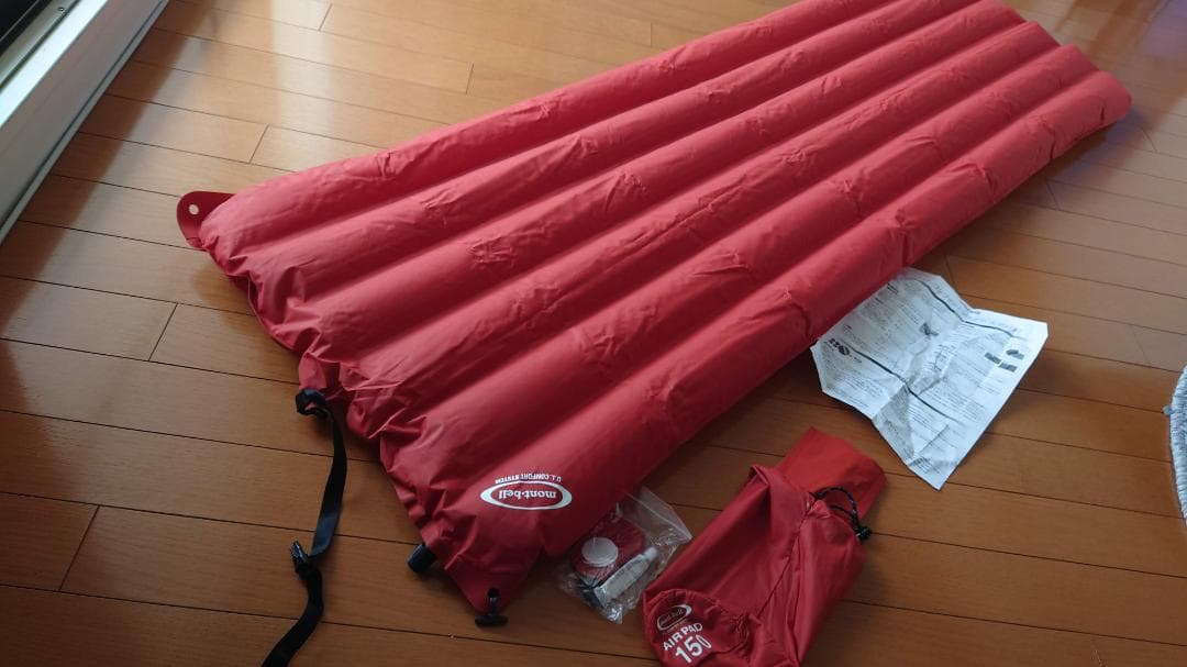 モンベル UL コンフォートシステム・エアーパッド150 モンベルとピロー