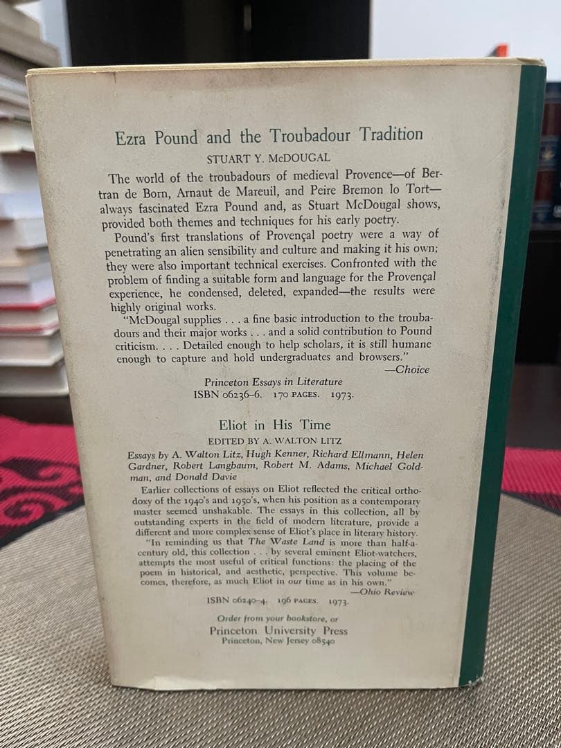 洋書 The Genesis of Ezra Pound's CANTOS