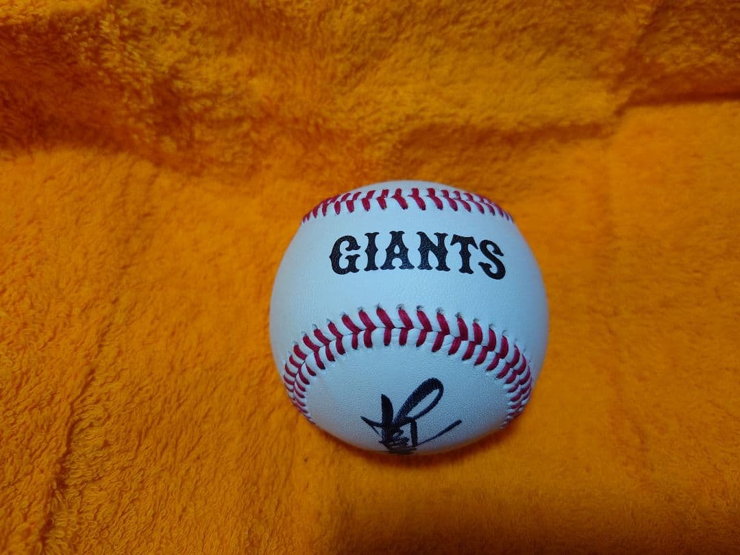 10阿部慎之助選手直筆サインボール