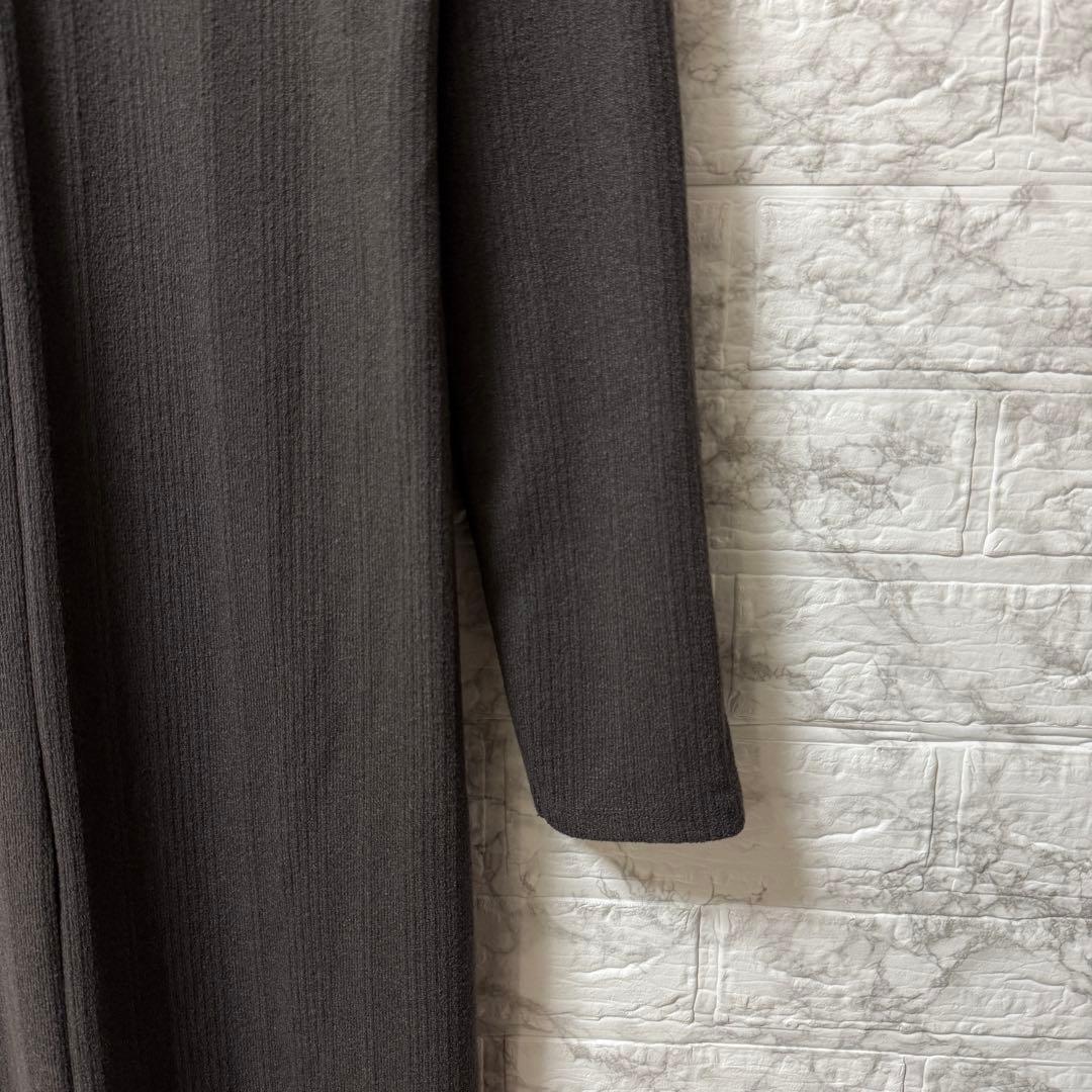 ADAM ET ROPÉ ポロシャツワンピース チャコール F