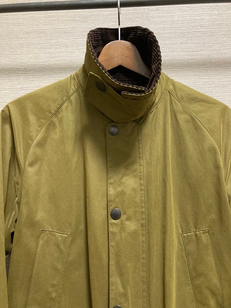 Barbour バブアー ビデイルSL ピーチスキン オリーブ色 size40