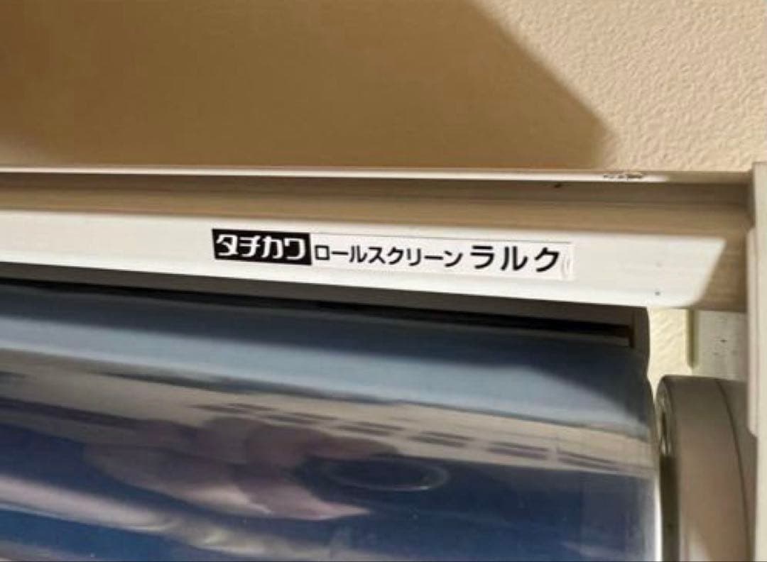 タチカワ　ロールスクリーン　透明　2本セット