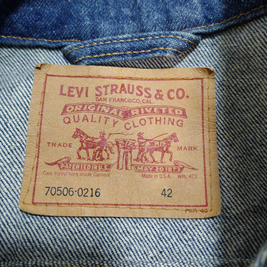 美品【USA製】Levi's 70506 0216 リーバイス アメリカ製4th