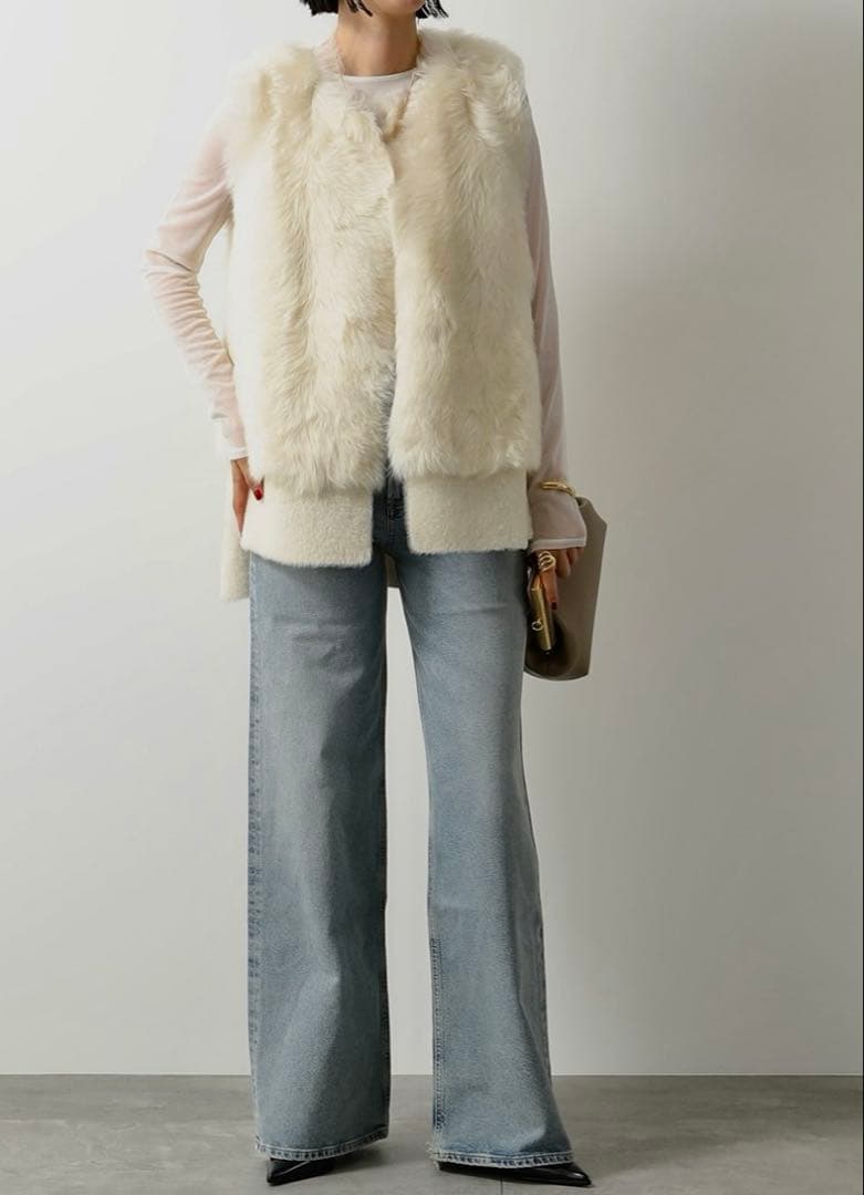 KARL DONOGHUE/カールドノヒュー】LAMBSKIN ジレ