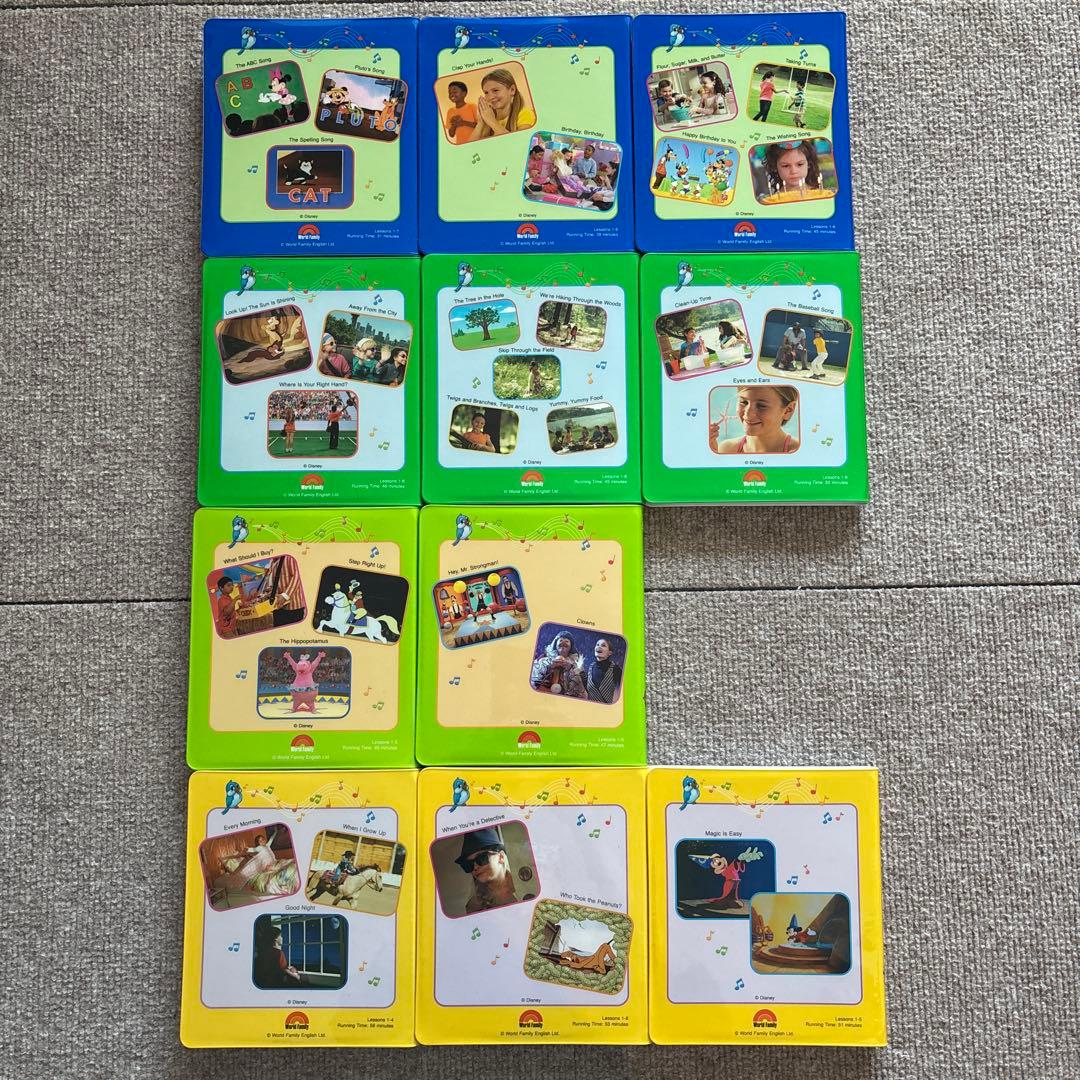 Disney's World of English ストレートプレイ11巻セット