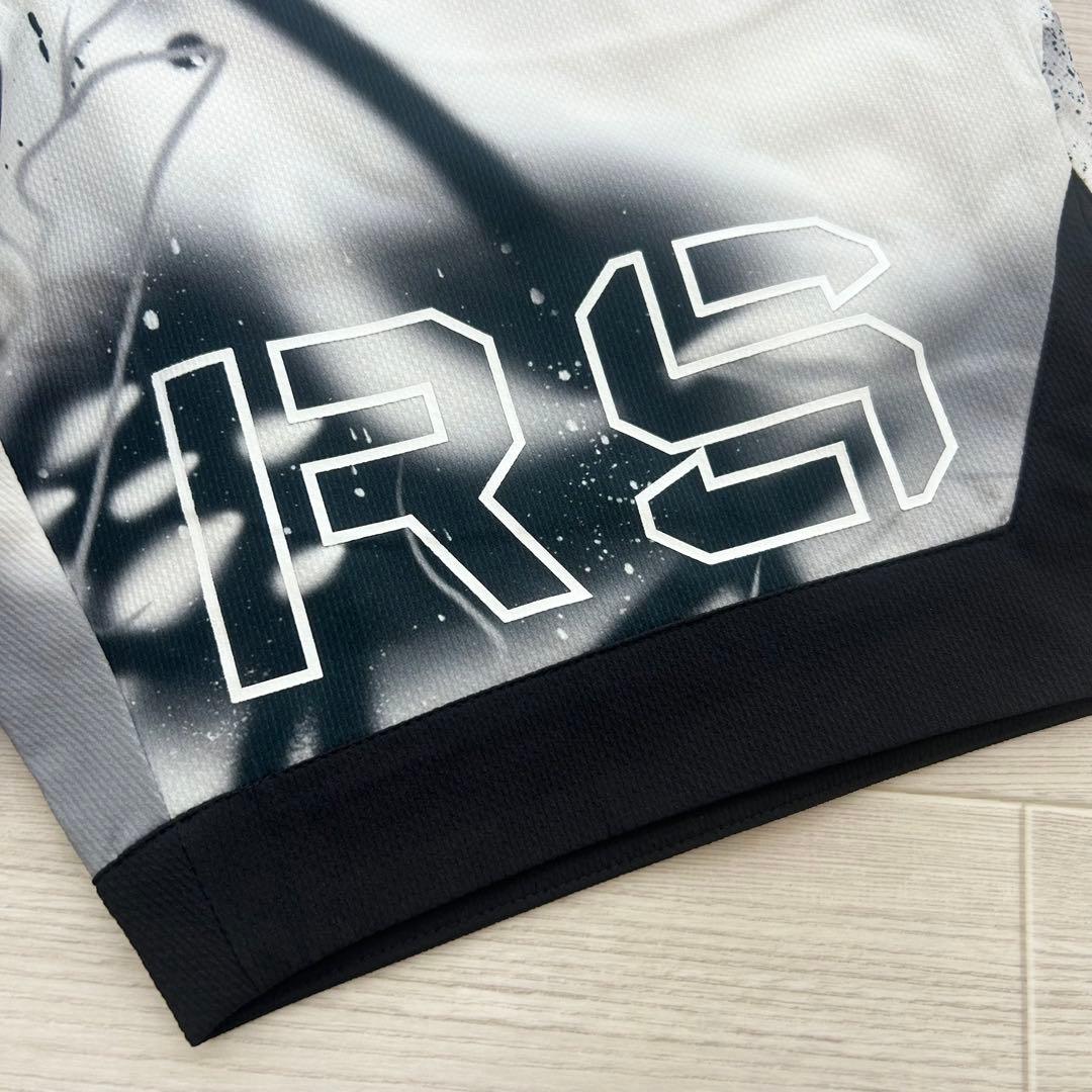 新品　ラッセルノ　ハーフパンツ　ショートパンツ　ホワイト　スプレー　サイズ5