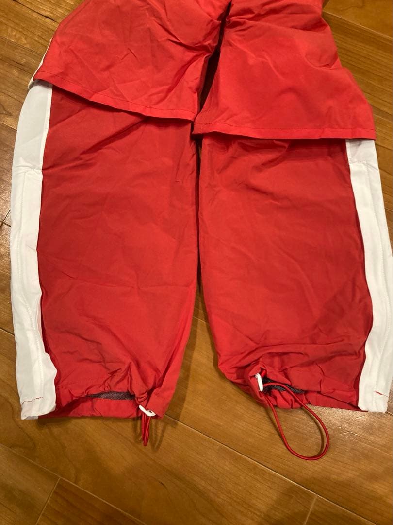 JACK BUNNY レインウェア 上下セット赤／白