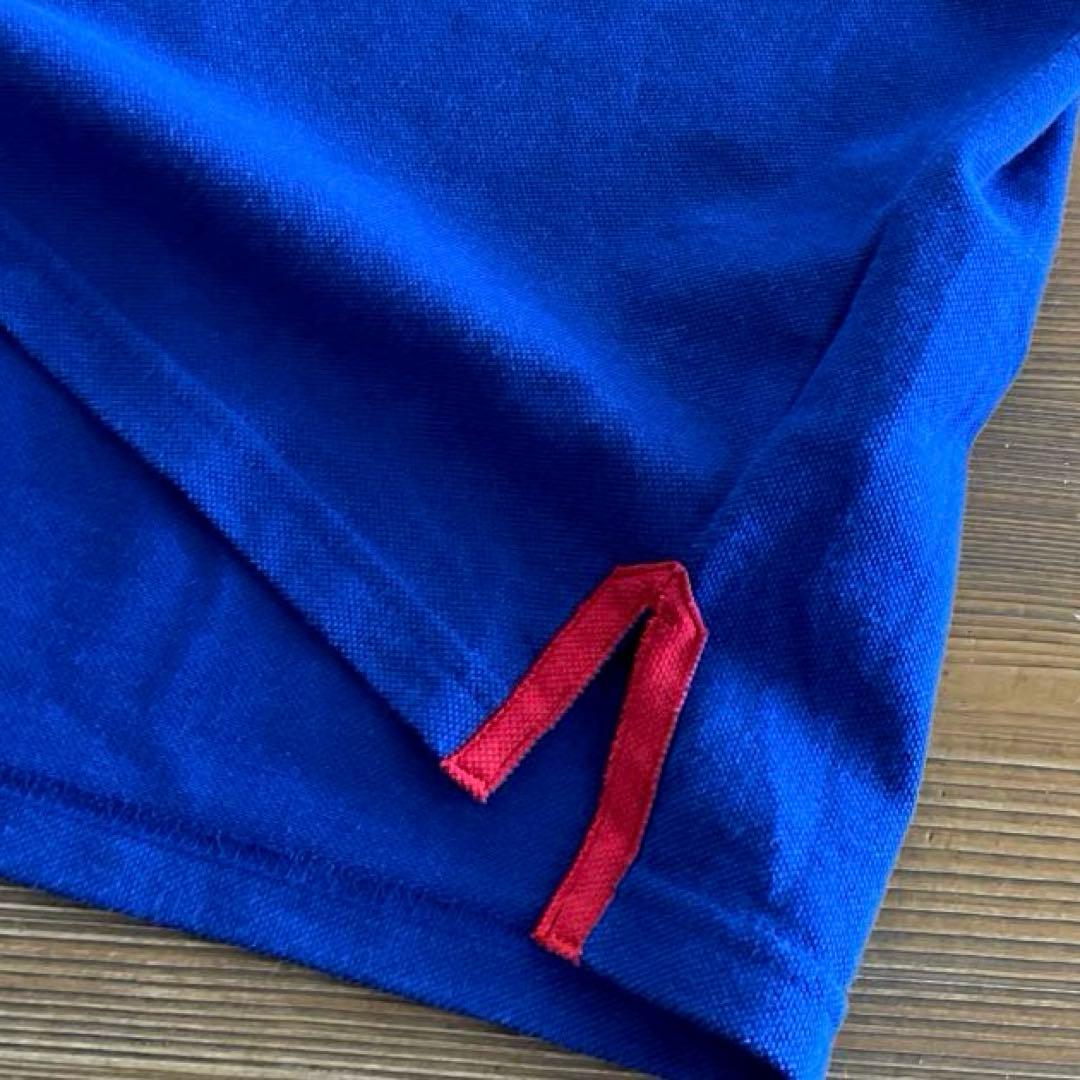 BEAMS GOLF 日本製　ゴルフ半袖ポロシャツ　トリコロールカラー