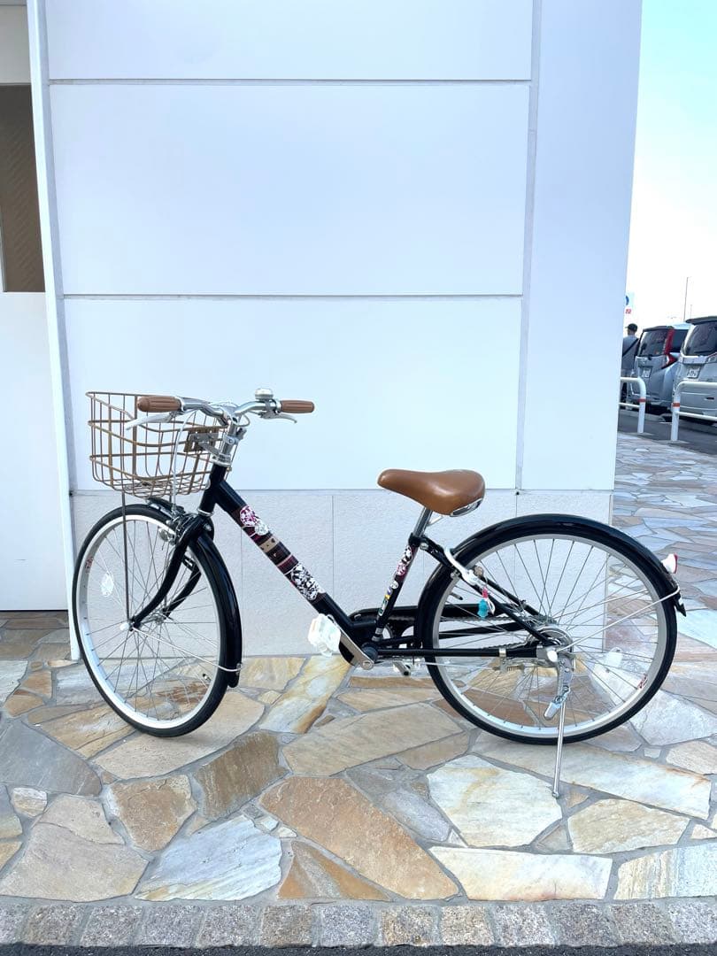 福岡市　子供自転車　ブリヂストンエコパルモカ　24インチ　bikkeヘルメット付