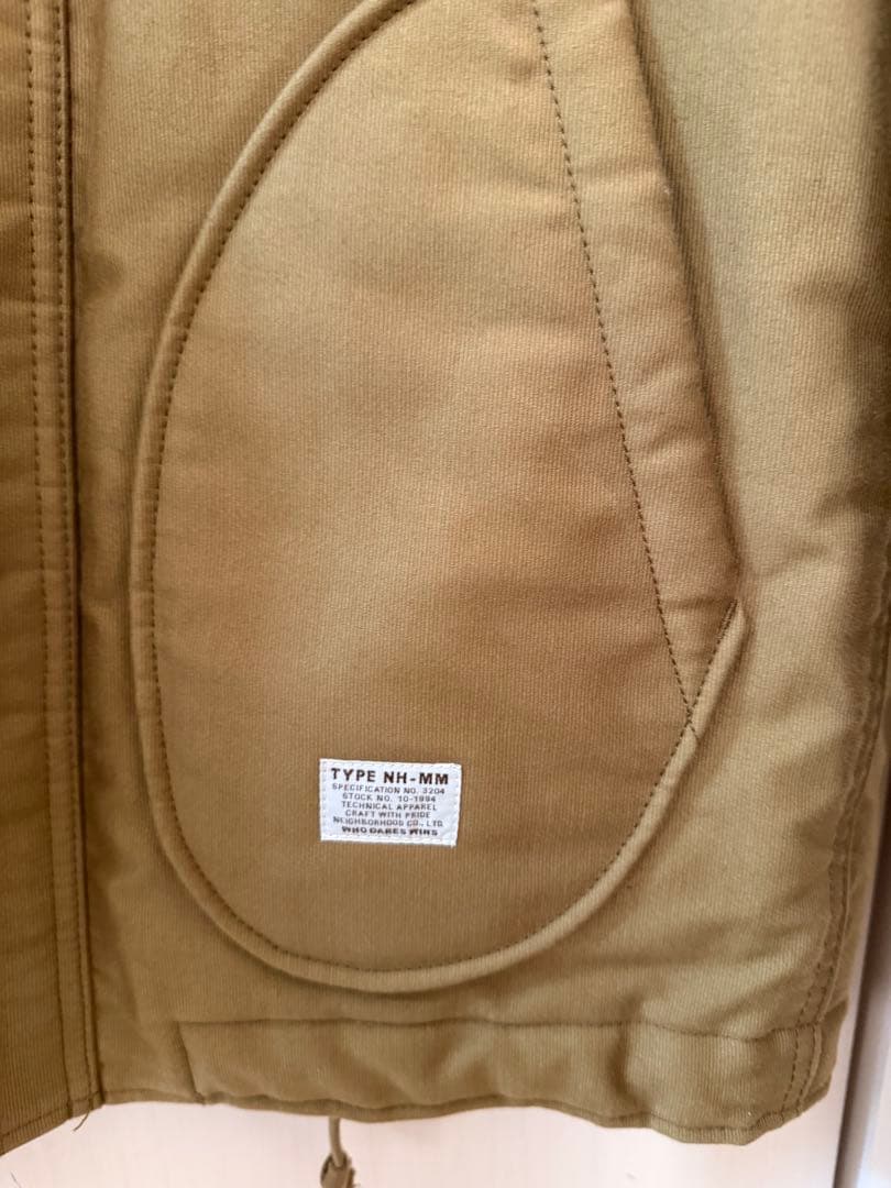 ネイバーフッド U.S.N.H. ミリタリージャケット ベージュ