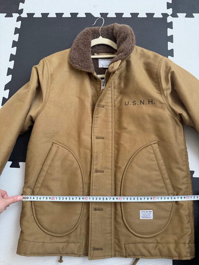 ネイバーフッド U.S.N.H. ミリタリージャケット ベージュ