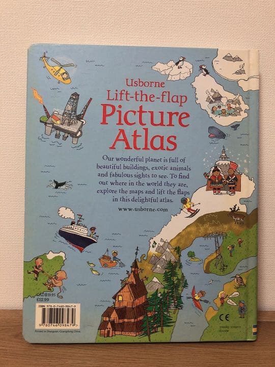Usborne Lift-the-flap Picture Atlas イギリス