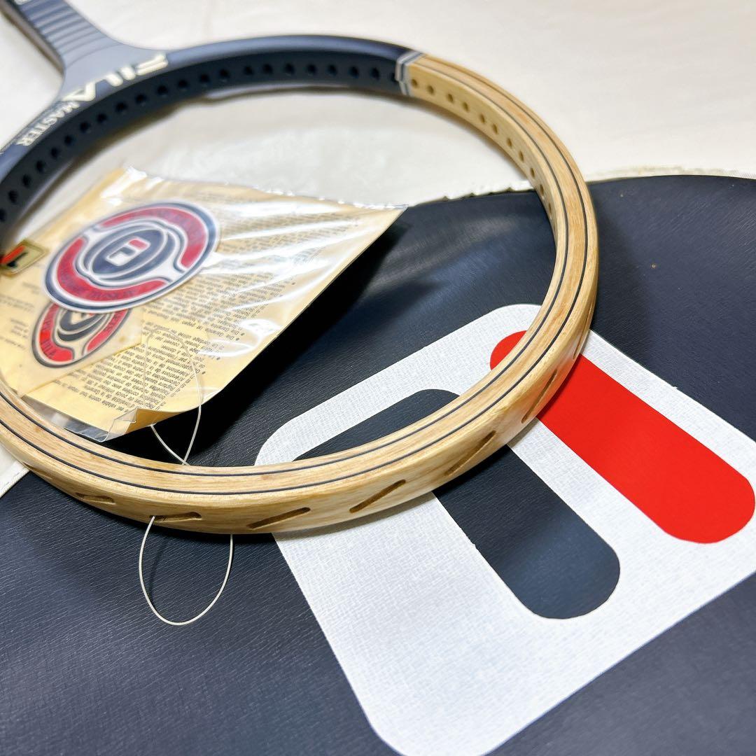 【希少•新品】FILA MASTER テニスラケット 木製 ヴィンテージ