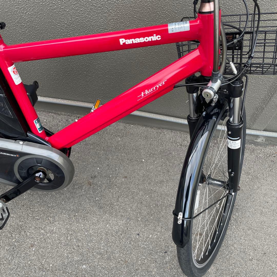 パナソニック電動アシスト自転車26インチ スポーツ型 レッド