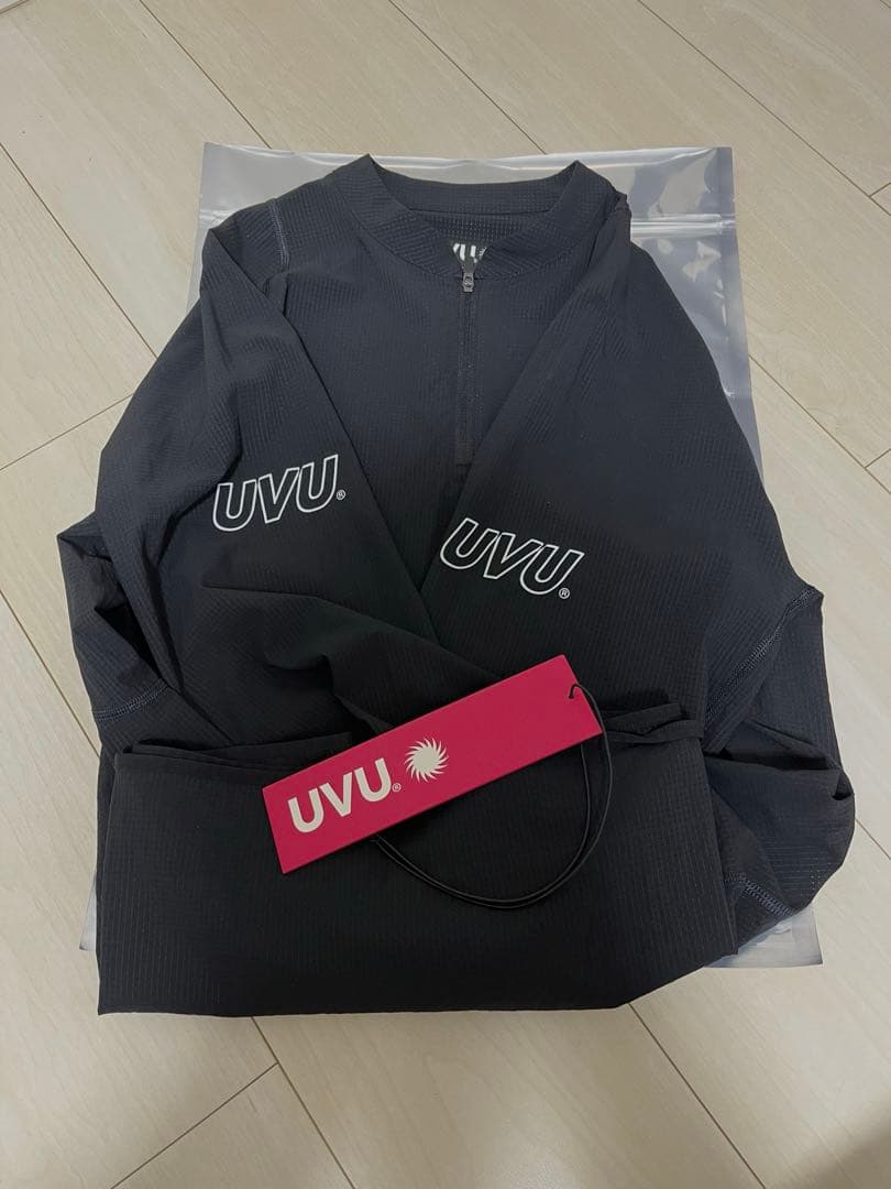 陸上用シャツ UVU CLUB RUNNING 1/4 ZIP S size