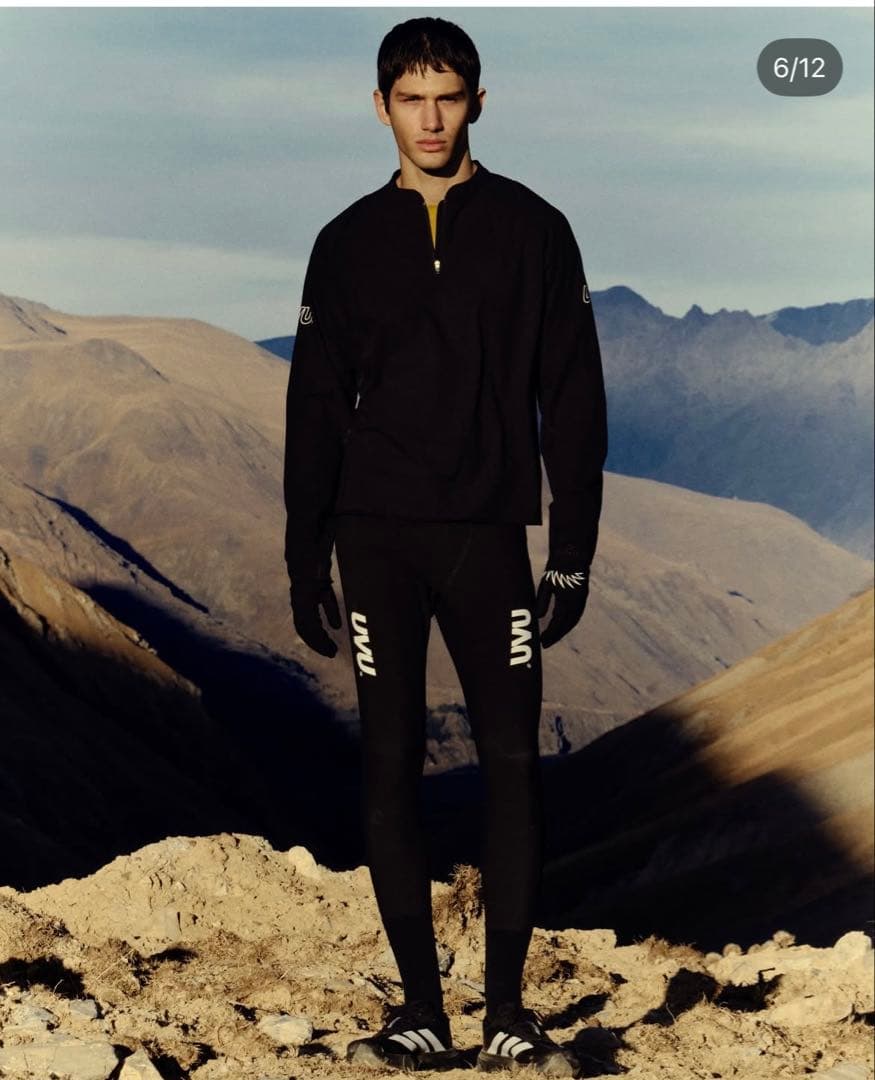 陸上用シャツ UVU CLUB RUNNING 1/4 ZIP S size