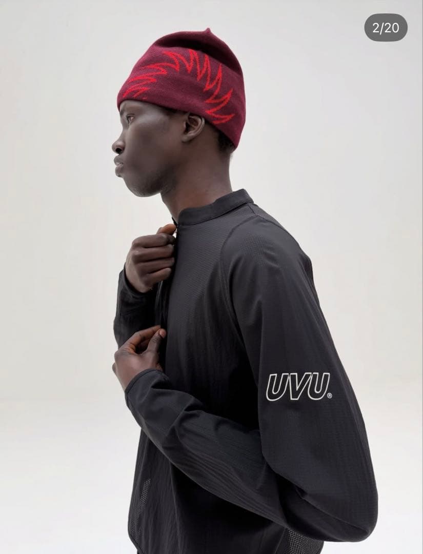 陸上用シャツ UVU CLUB RUNNING 1/4 ZIP S size