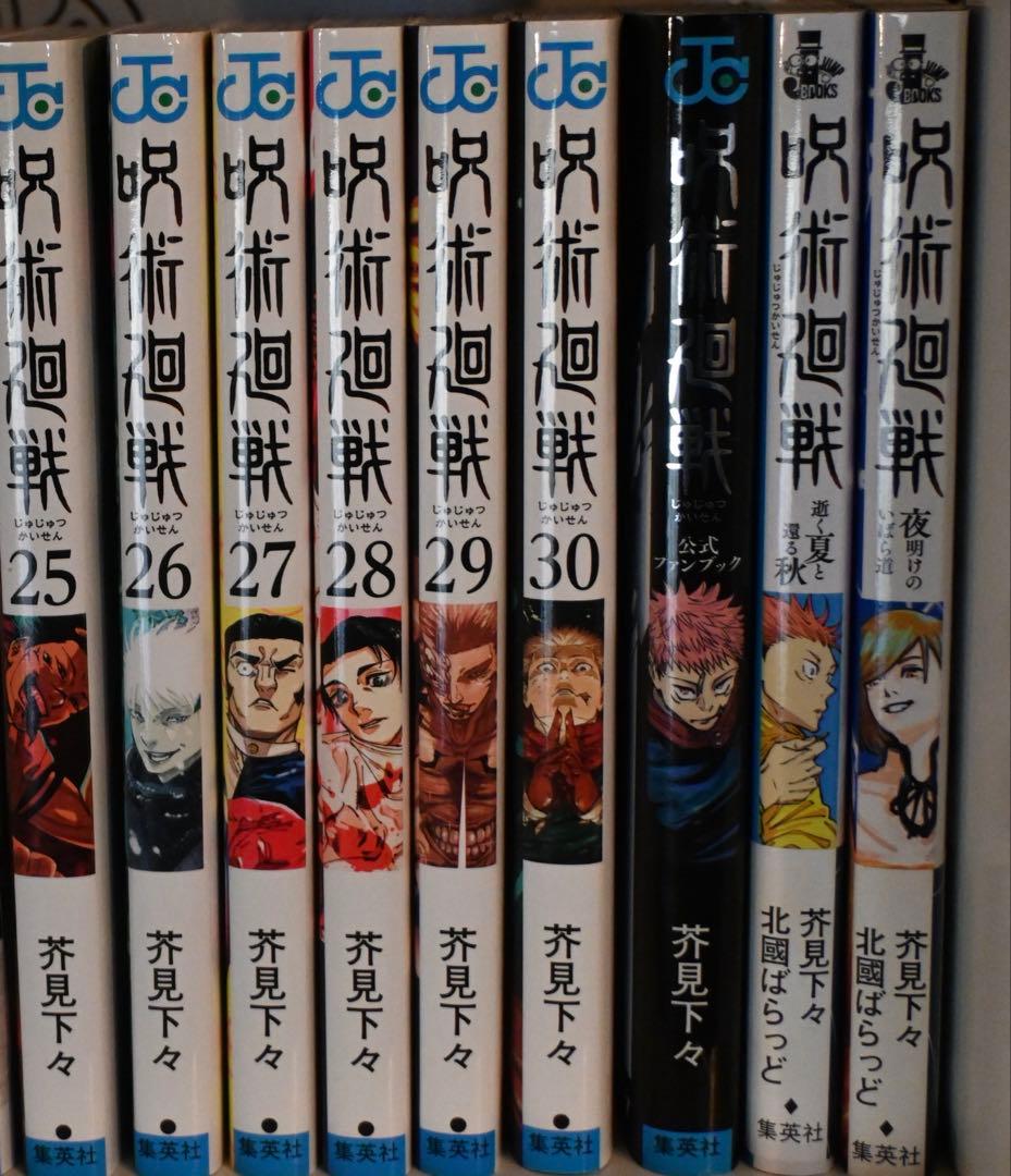 呪術廻戦全巻セット 0巻 0.5巻 公式ファンブック 小説含む