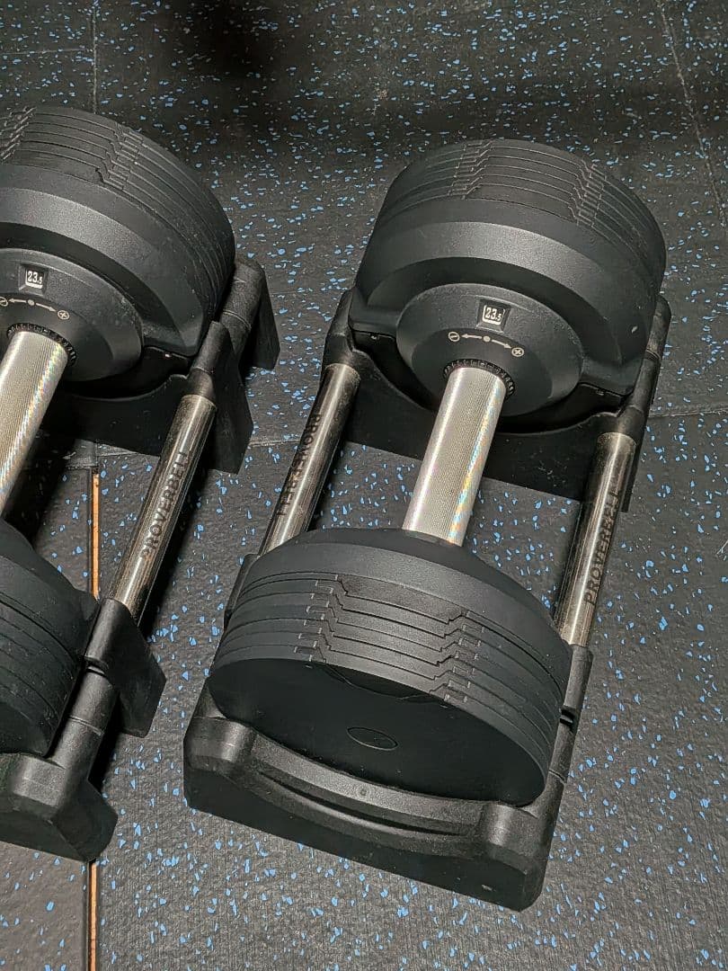 ①プロバーベル　可変式ダンベル　23.5kg 送料込み