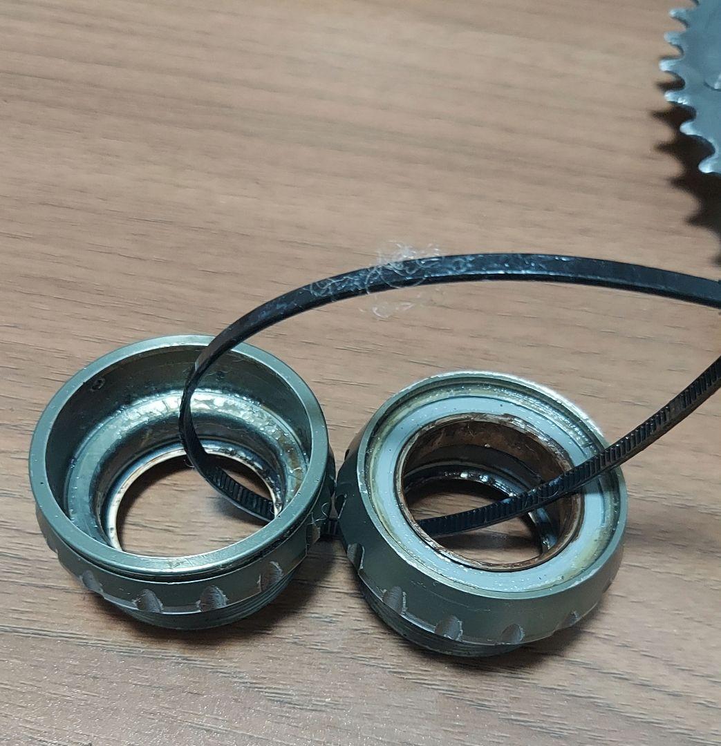 カンパニョーロ　アテナ　クランク　50-34t ※左アーム破損