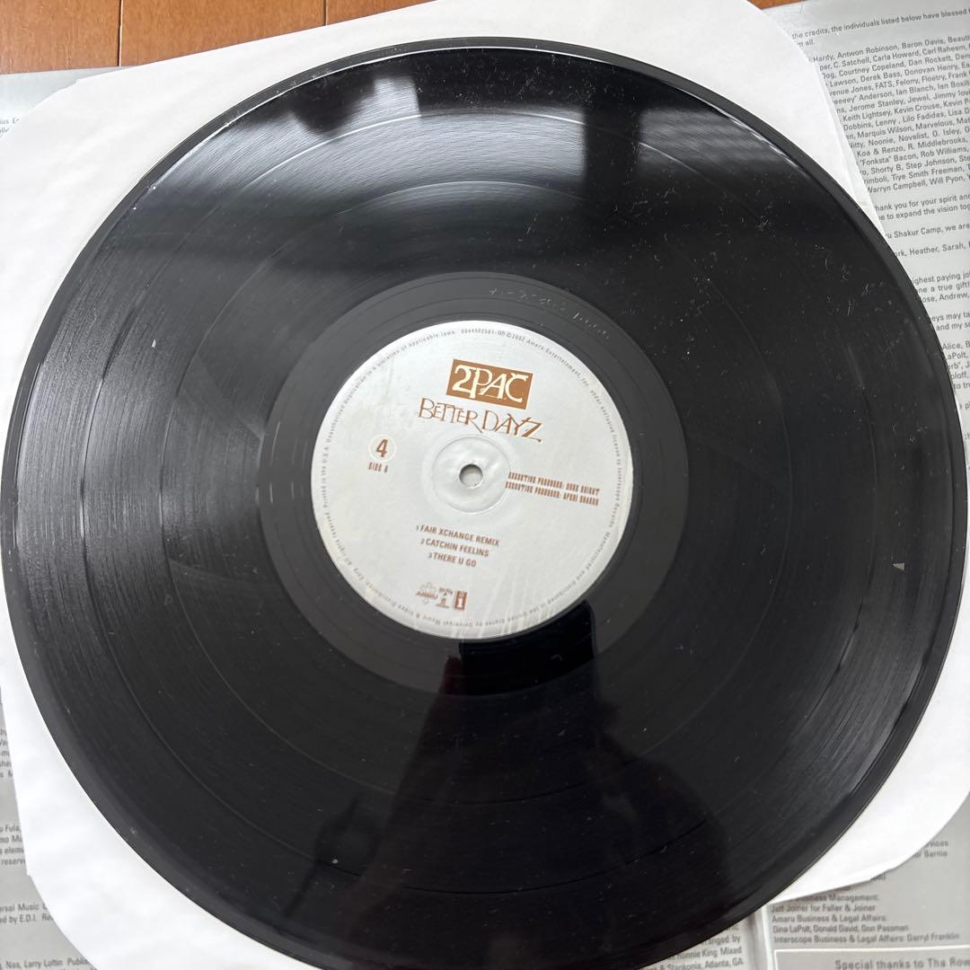 2PAC BETTER DAYZ レコード　4枚組