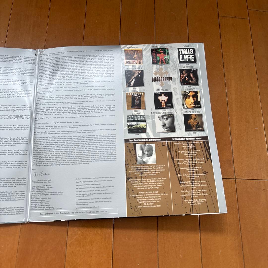 2PAC BETTER DAYZ レコード　4枚組