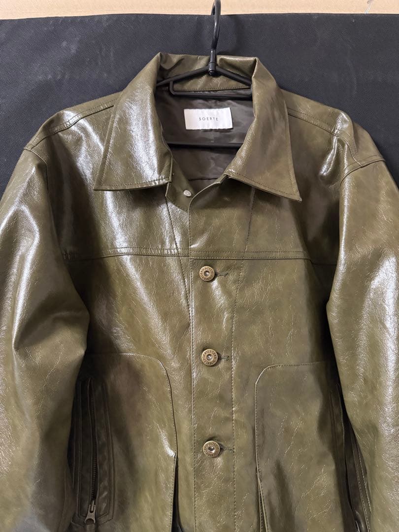 soerte ヴィンテージライクミリタリージャケット セットアップ