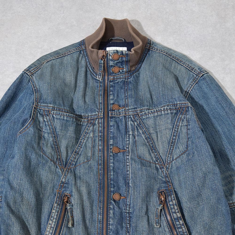 ジャケット・アウター 90s ARMANI EXCHANGE gimmick denim jacket